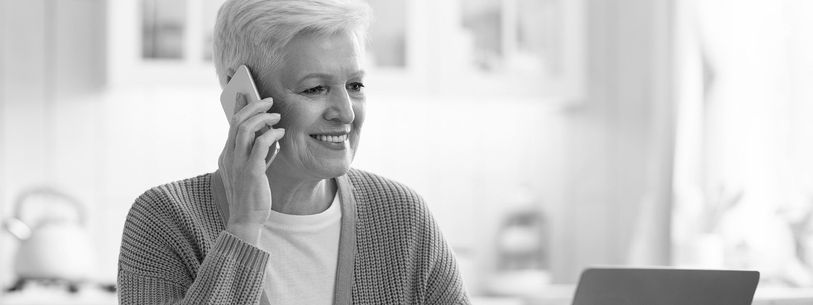 A volunteer Angel Operator from MyAlerts! online reading medical and pet alerts.